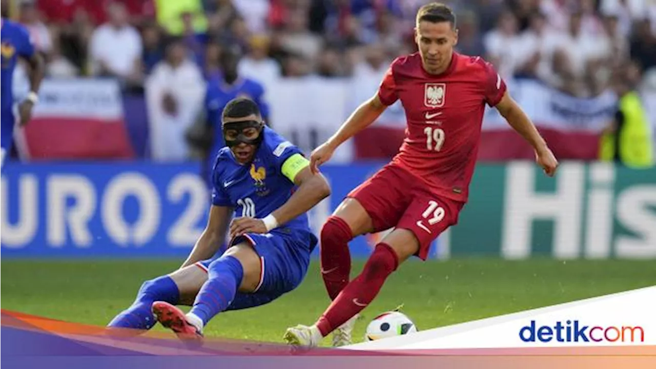 Euro 2024: Berbalas Penalti, Prancis Vs Polandia Imbang 1-1