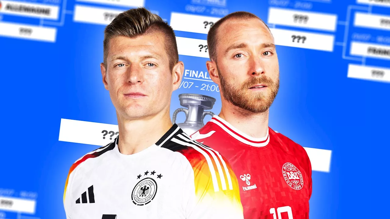 Allemagne-Danemark, une belle affiche en huitièmes : le tableau final