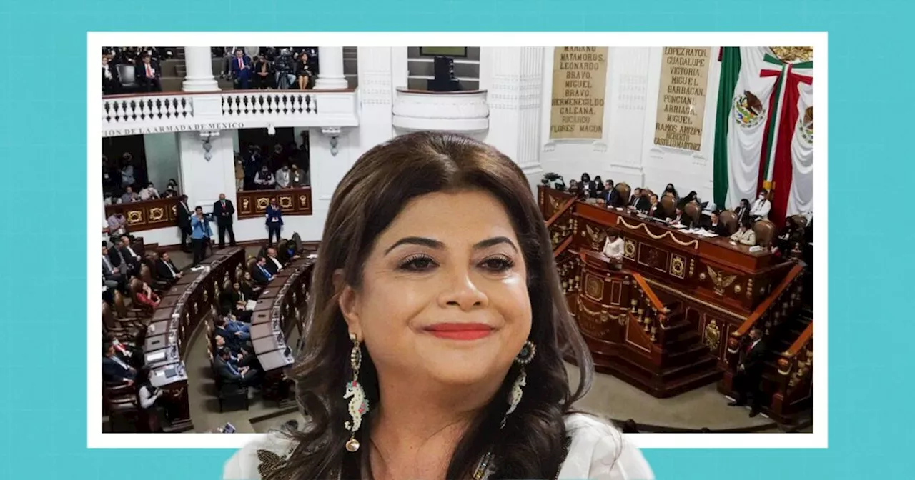 Clara Brugada, con mayoría en el Congreso de CDMX pero con crisis por diputados 'pluris'