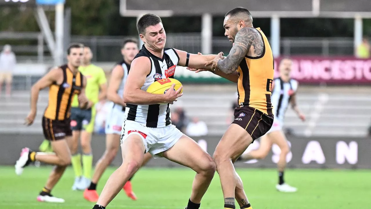 Magpies youngster facing career concussion call as AFL future hangs in balance