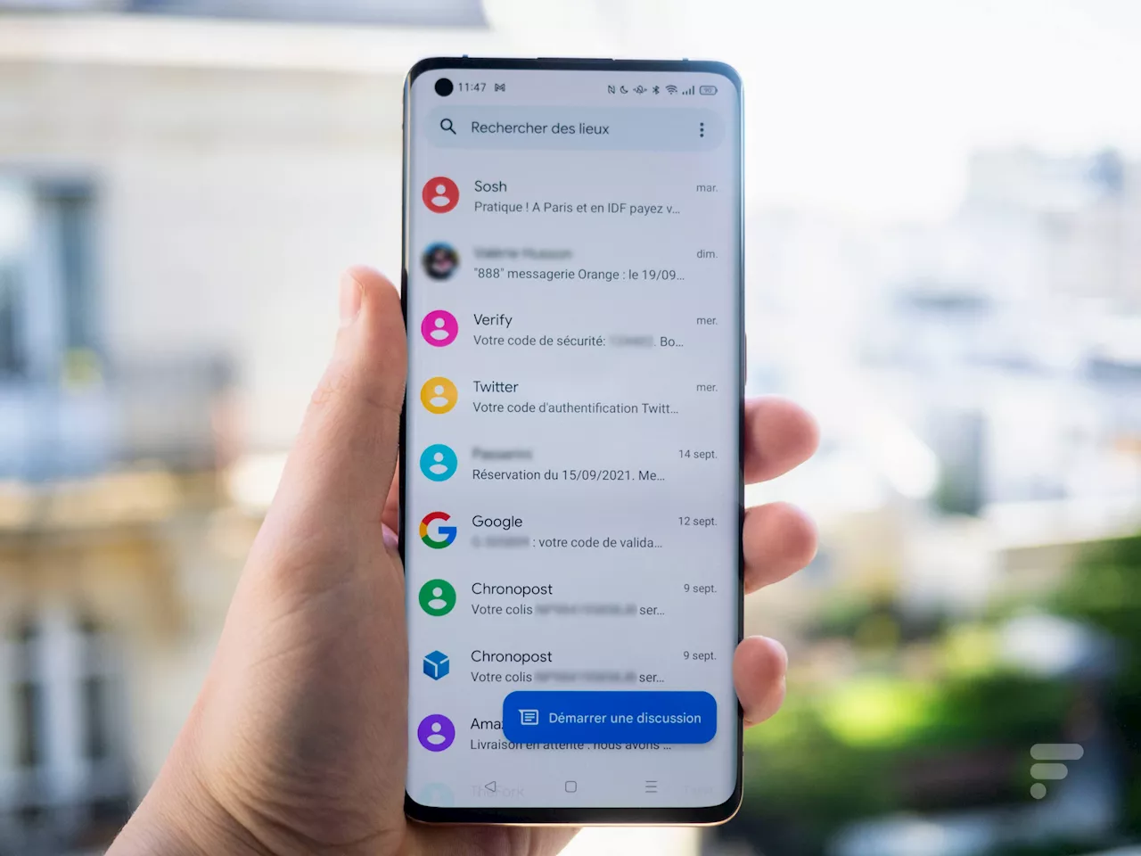 Google Messages : une nouvelle petite animation pour accéder à ses contacts