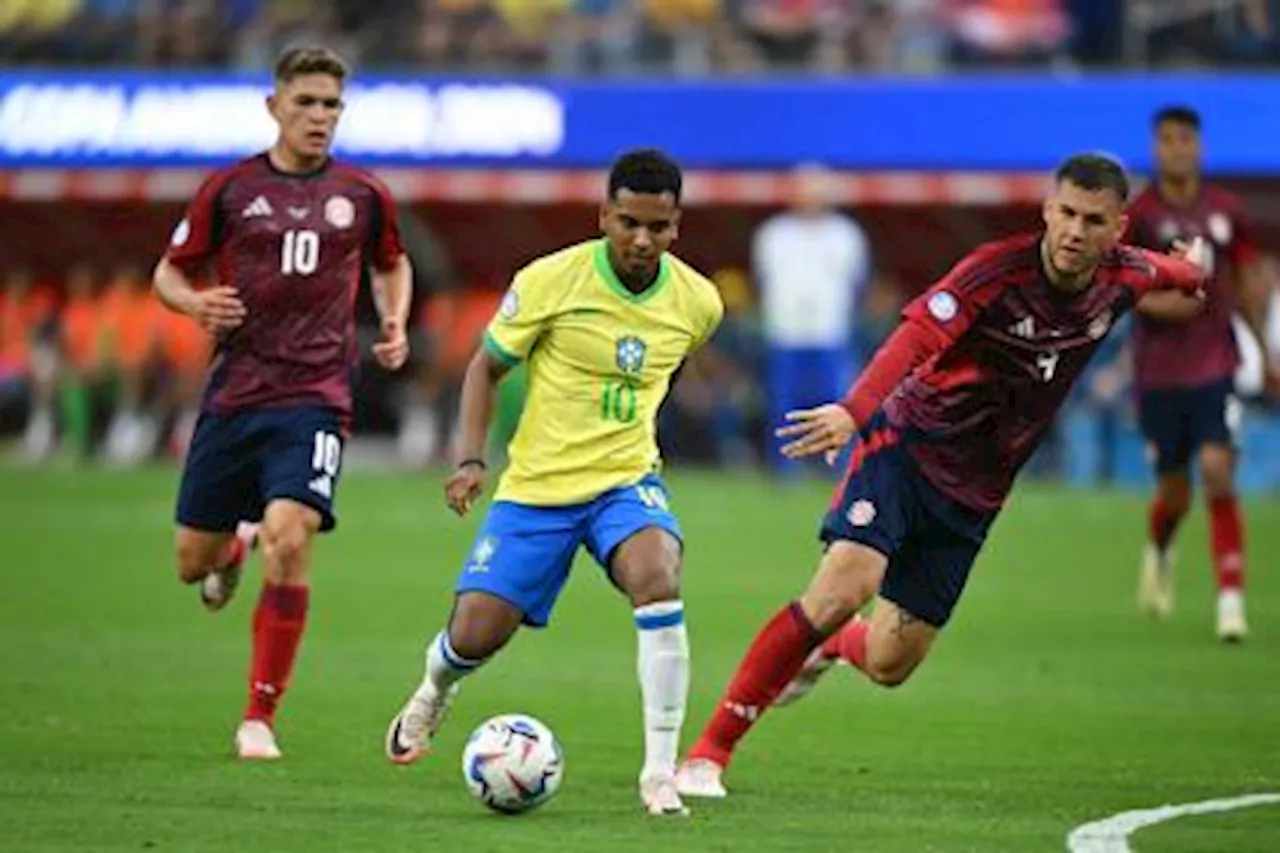 Incómodo debut de Brasil en Copa América: no pudo con Costa Rica