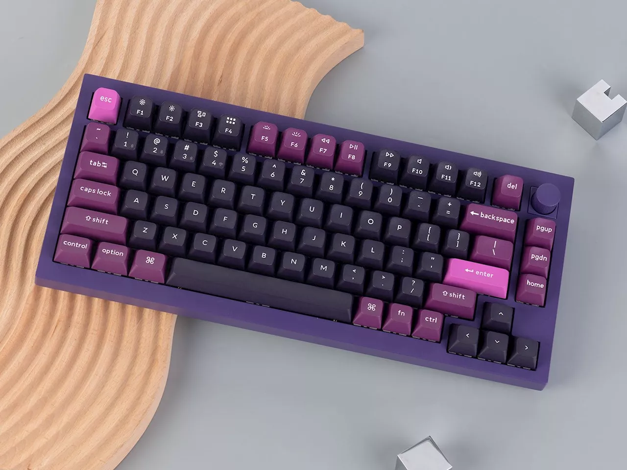 Keychron launches new purple edition of the feature-packed Q1 Max mechanical keyboard