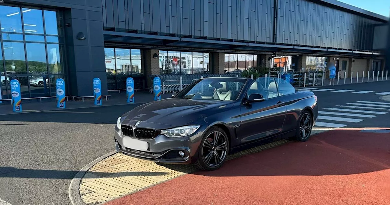 Scots Aldi shopper slams 'lazy' BMW driver for parking on pavement despite lots of empty spaces
