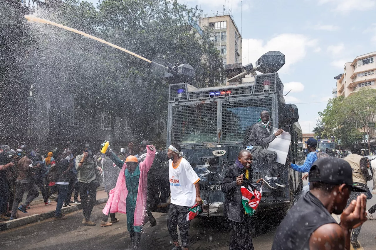 Kenyan police open fire on demonstrators trying to storm parliament, several dead