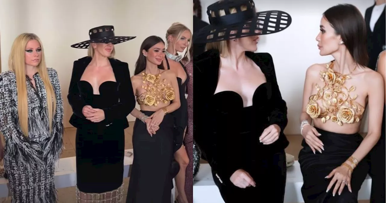 Heart Evangelista meets Avril Lavigne, Ellie Goulding at Paris Fashion Week