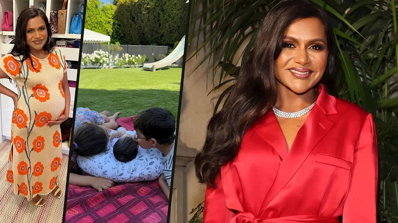 Mindy Kaling's zany family home to raise third baby after secret arrival