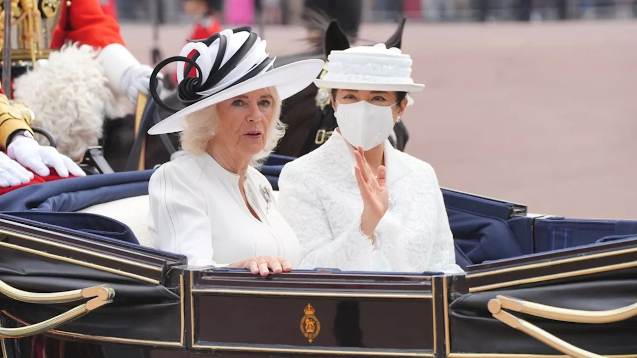 Why Empress Masako of Japan put on a face mask during carriage ride on state visit