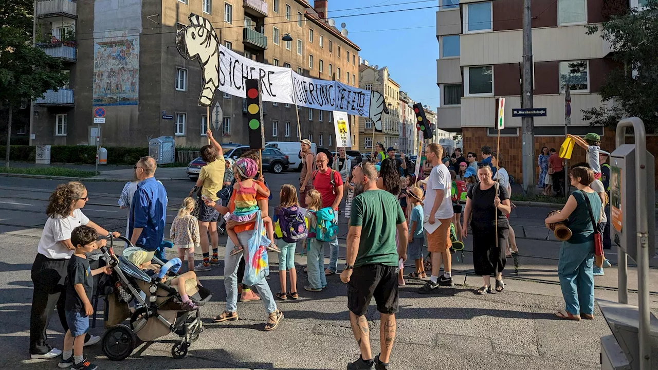 – Bürger demonstrieren für sichere Straßen