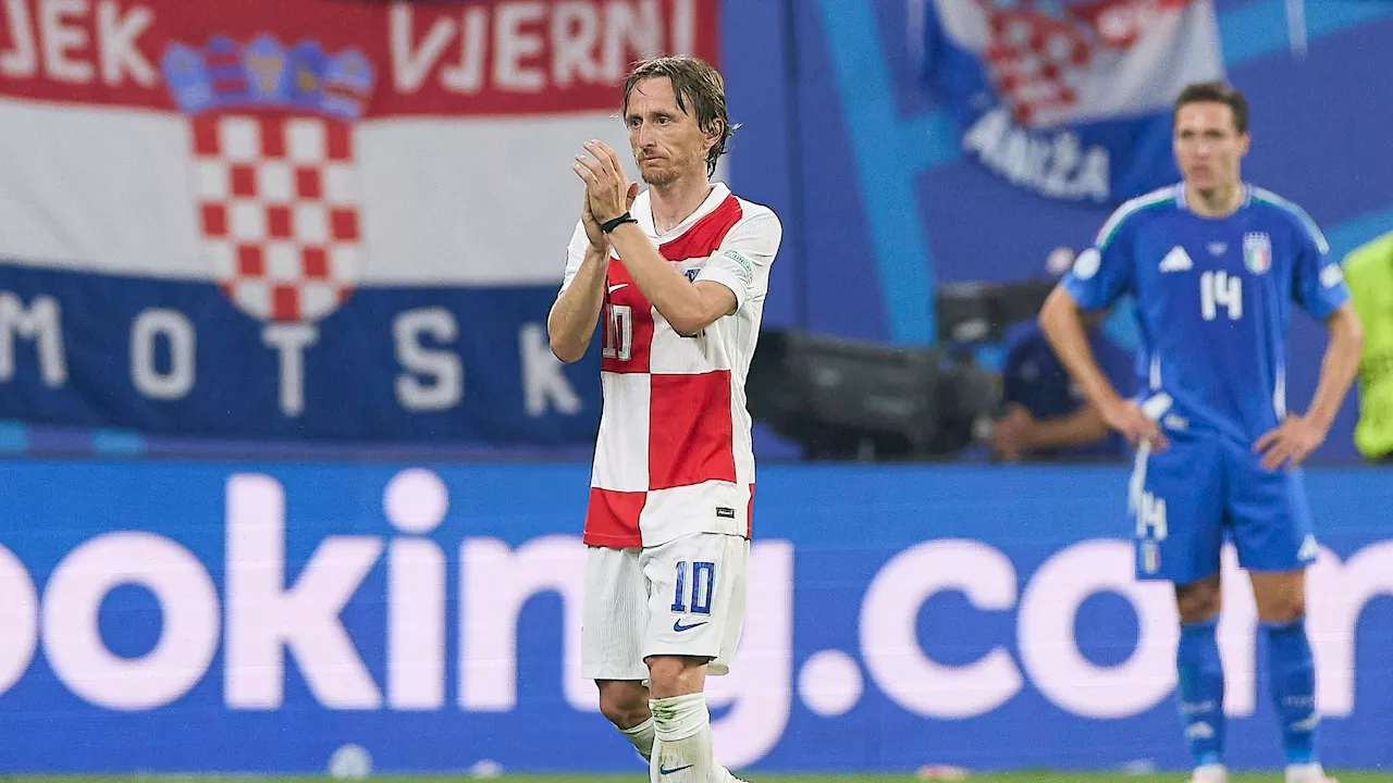 Tränen bei Modric: 'Fußballgott nicht immer gütig'