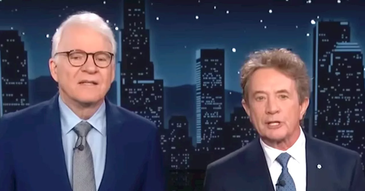 Steve Martin And Martin Short Ruthlessly Roast Each Other On 'Kimmel'