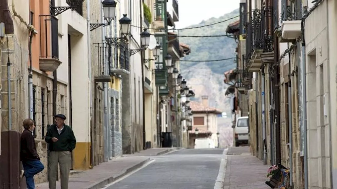 Queman varias banderas en el Ayuntamiento de Treviño, Burgos