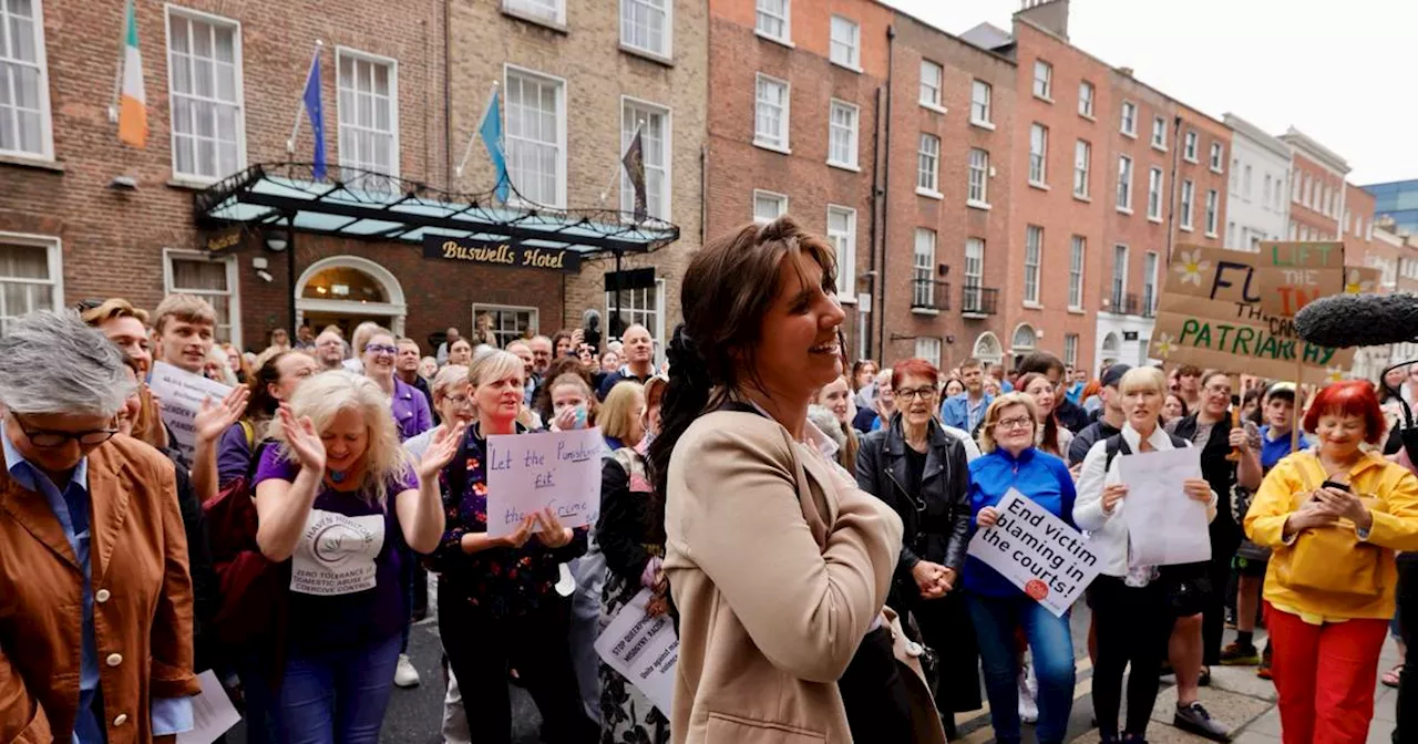 ‘The systems need to be gutted’: Natasha O’Brien leads rally for justice at Dáil