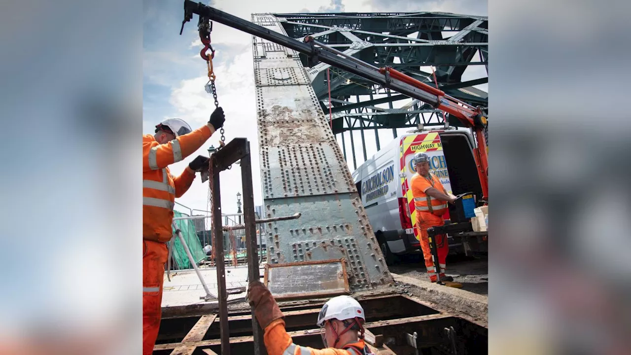 Nine tonnes of bird poo removed from Tyne Bridge during restoration works