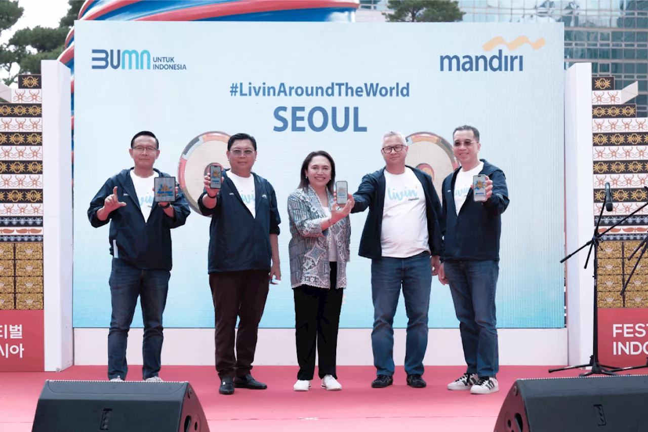 Bank Mandiri Gelar 'Mandiri Sahabatku' dan Kenalkan Fitur Livin’ di Seoul