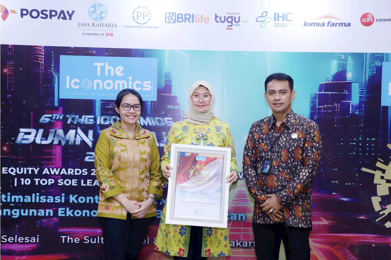 Jasa Raharja Raih Penghargaan di Ajang 6th Anniversary Indonesia BUMN Awards 2024