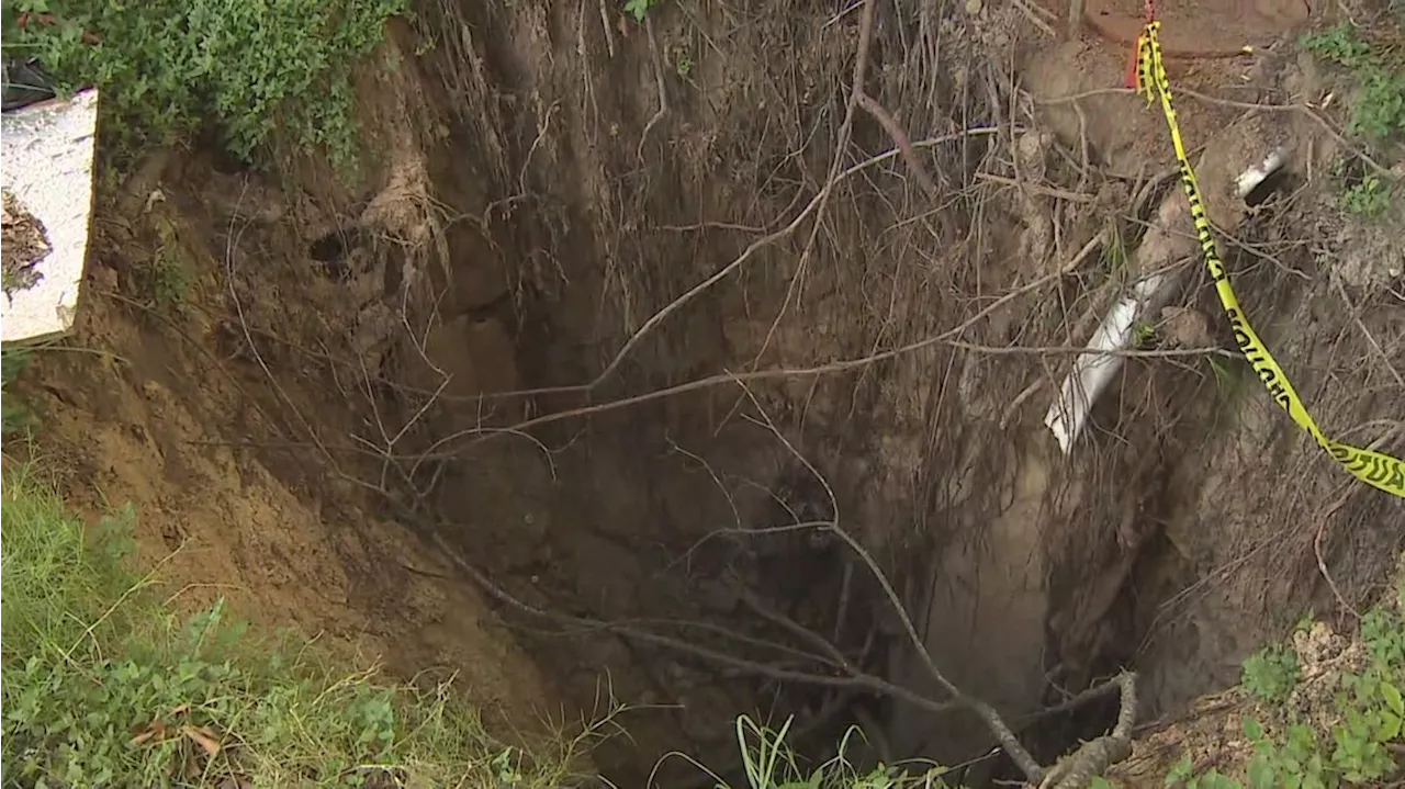 'Don't want anybody to be hurt' | Residents concerned over large hole near community center