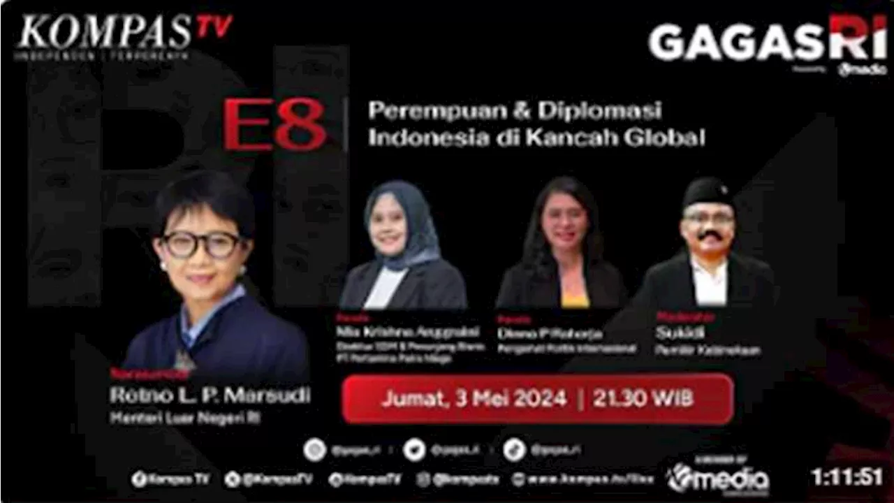 Menlu RI Retno Marsudi Bicara Soal Perempuan dan Diplomasi Indonesia di Kancah Global