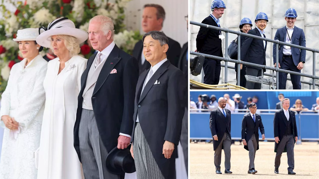 Japanese emperor and empress meet with Royals - after Emperor Naruhito studied his life's passion The...