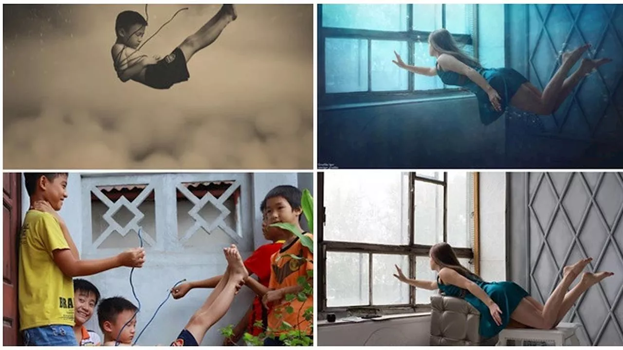 6 Totalitas Orang Berfoto dengan Pose Melayang, Hasil Fotonya Instagramable