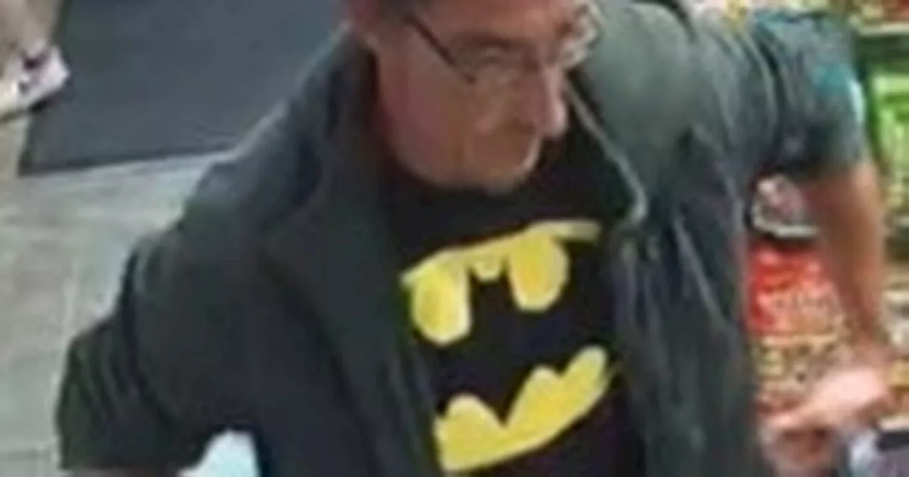 Urgent 999 police appeal over missing man wearing Batman shirt