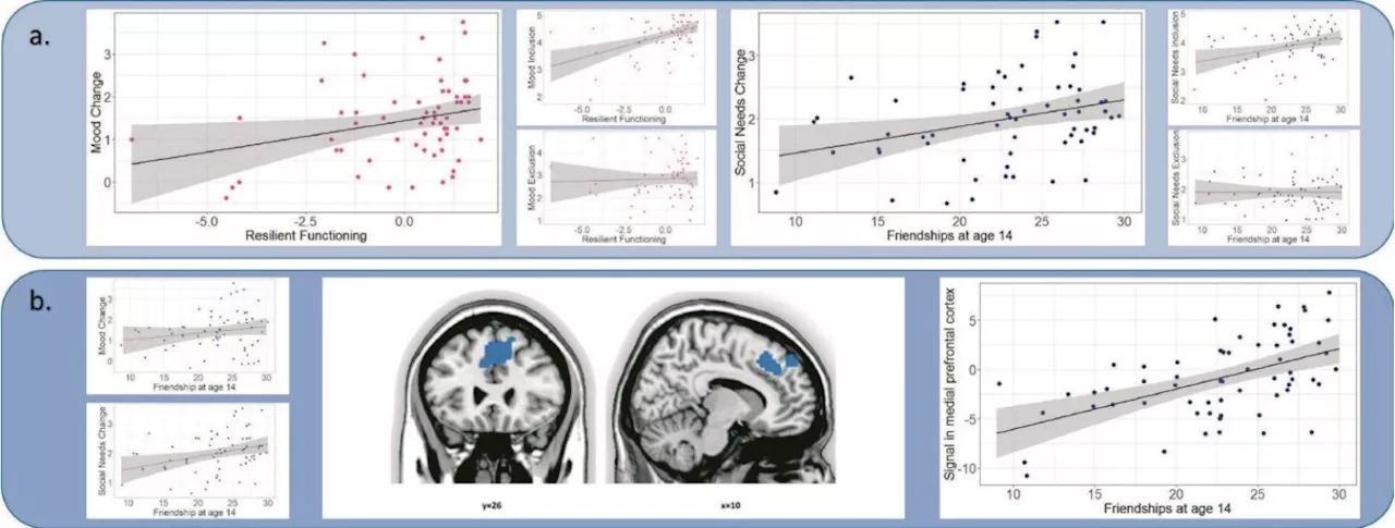 Strong friendships in adolescence could offer a long-term measure of resilience