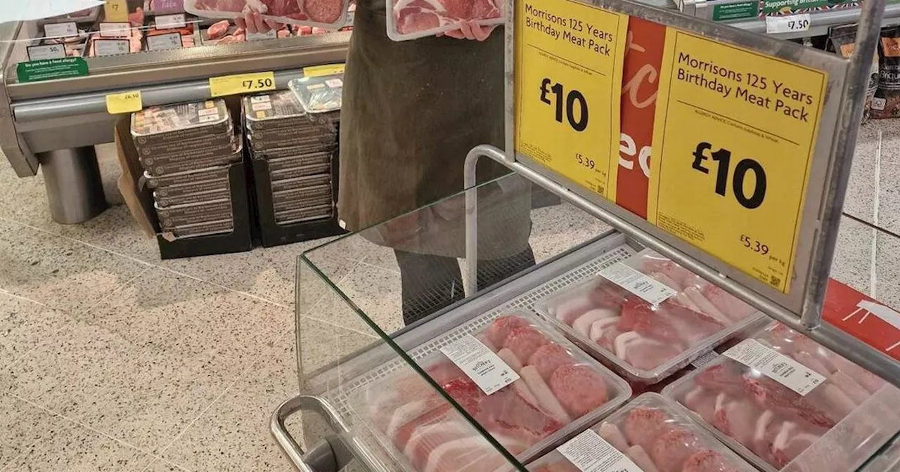 Morrisons is selling a £10 meat pack which shoppers say they get 10 meals from