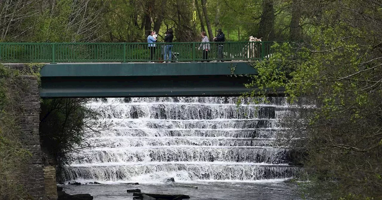 The Greater Manchester park with a lake, waterfall and homemade ice cream stall