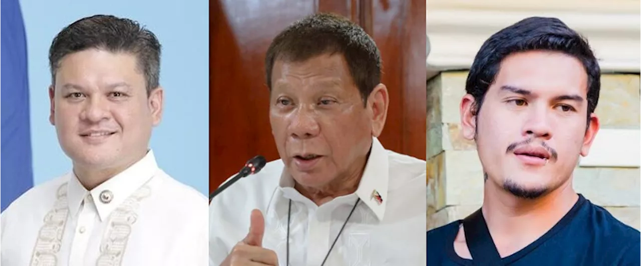 Digong and sons to run for the Senate in 2025