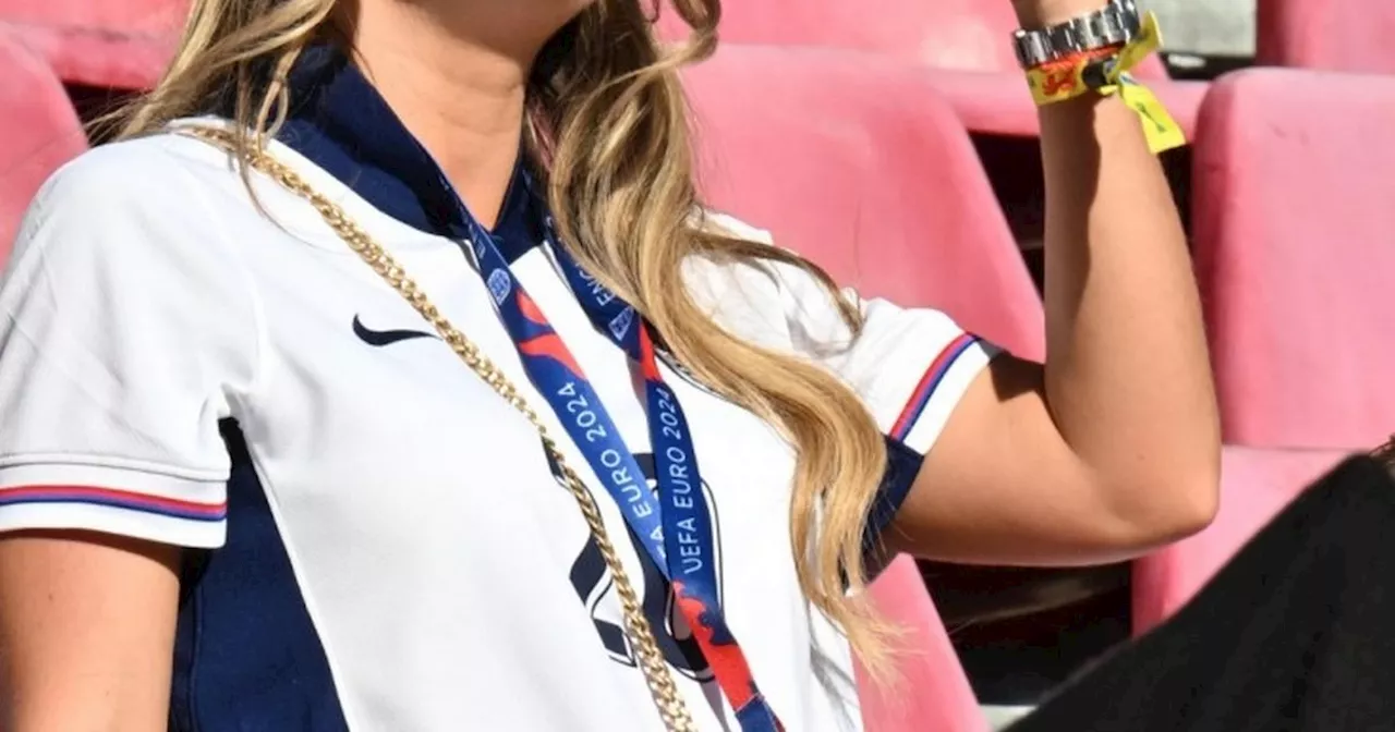 Megan Pickford and Dani Dyer lead glam WAGs cheering on England against Slovenia