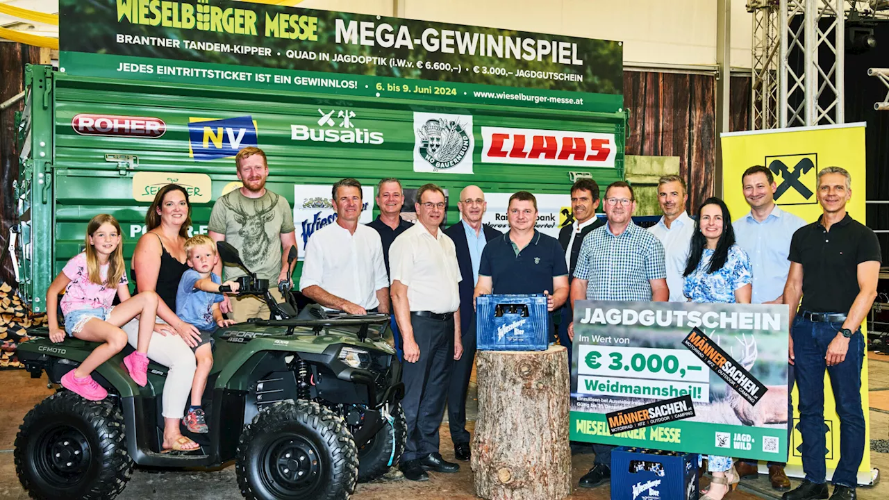 Freude bei den Gewinnern der Wieselburger Messe