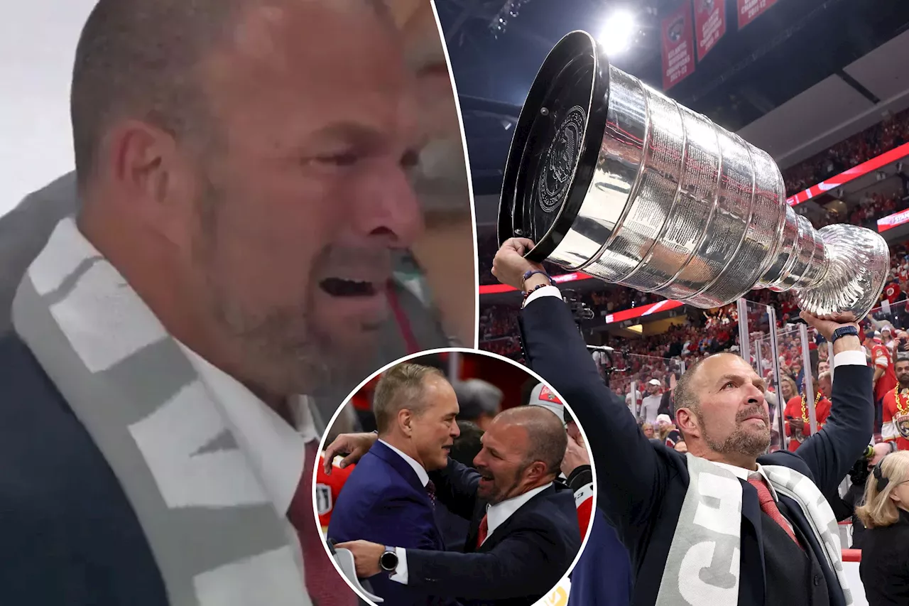 No one was more emotional after Stanley Cup win than Panthers GM Bill Zito: 'Crying for half an hour'