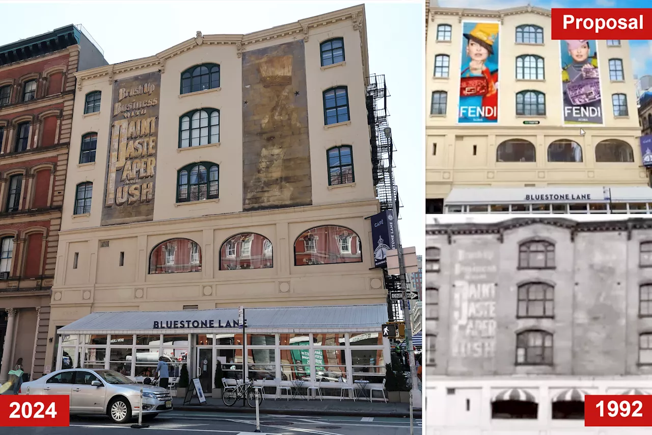 NYC building's quirky signs could be painted over with trendy Fendi ads: 'An architectural crime'