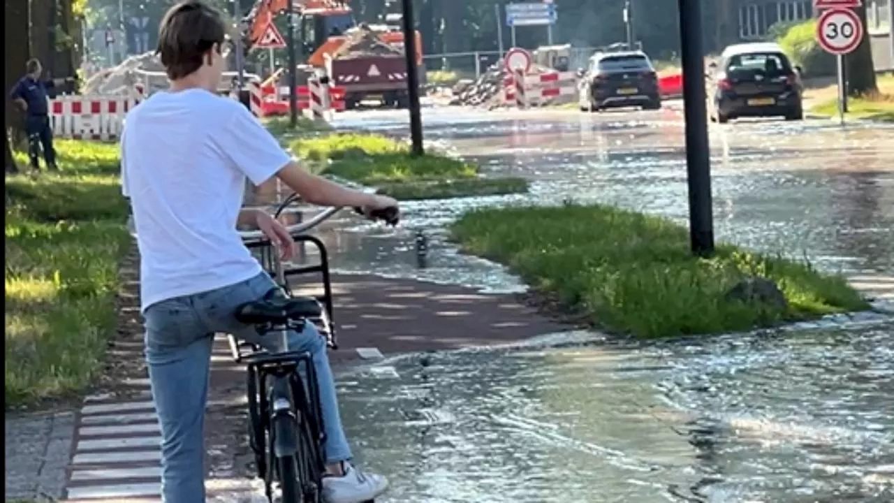 112-nieuws: brand bij afvalverwerker • straat blank door lek