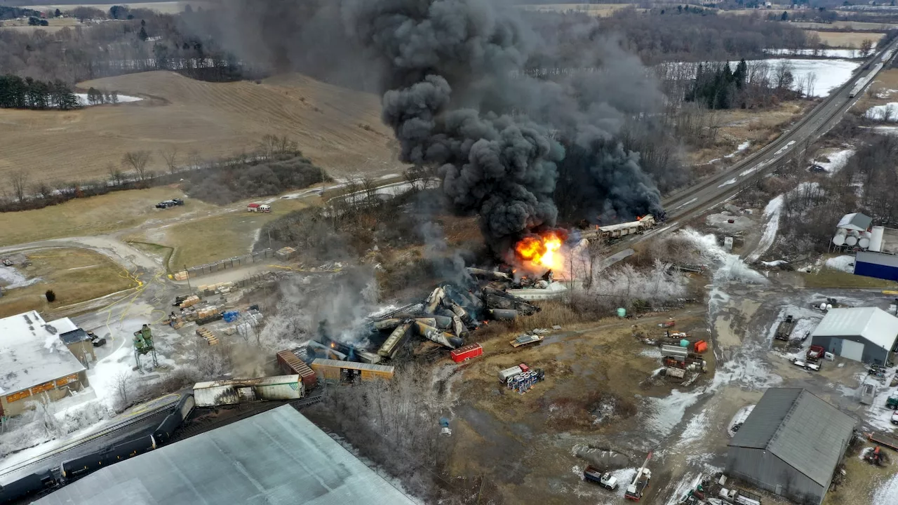 Norfolk Southern botched Ohio train crash response, NTSB says