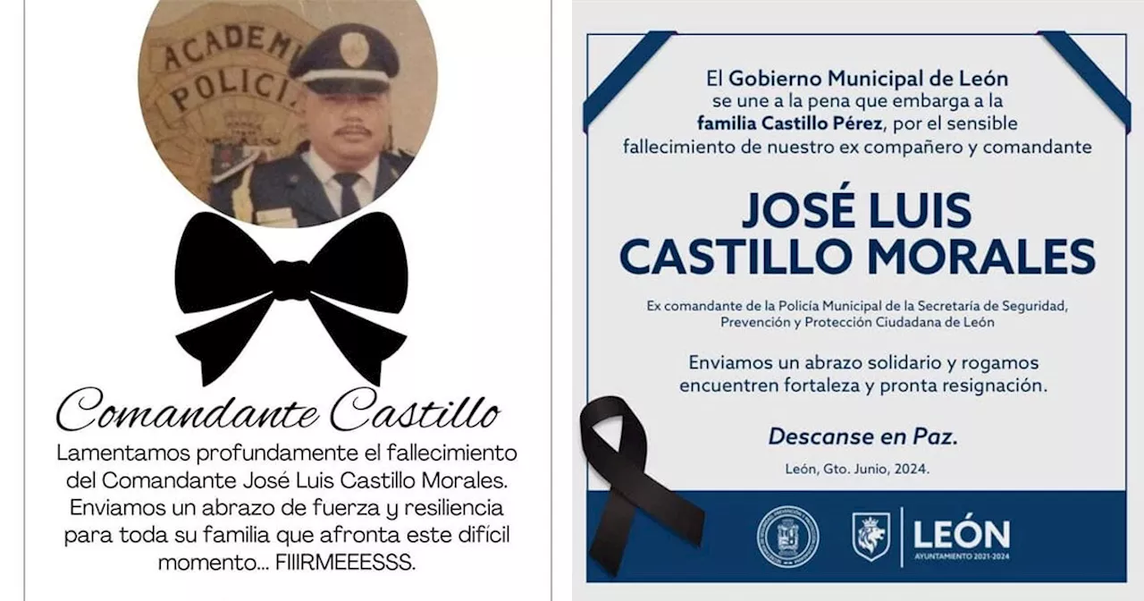 Fallece José Luis Castillo Morales, reconocido director de policía de León