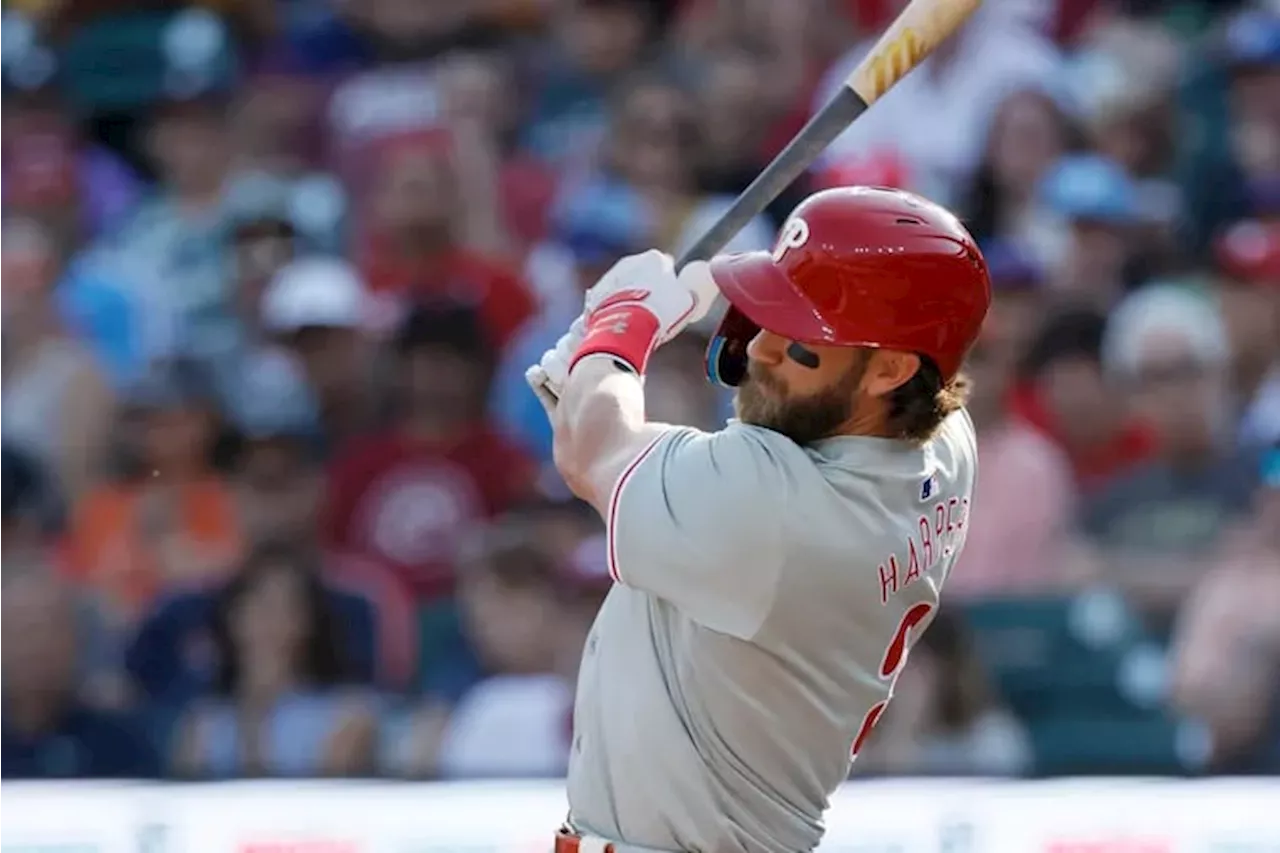 Bryce Harper dominates at the plate in Phillies’ series opening win against Tigers