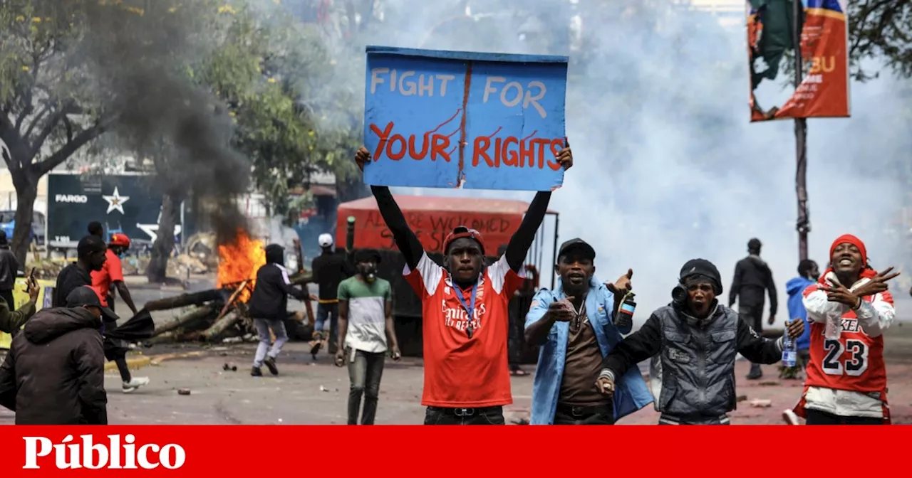 Manifestação contra subida de impostos no Quénia causa pelo menos cinco mortos