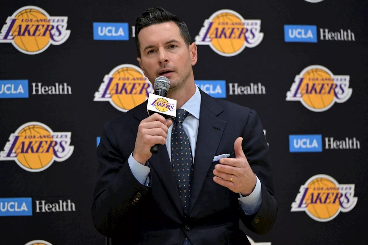 Lakers introduce JJ Redick as first-time head coach