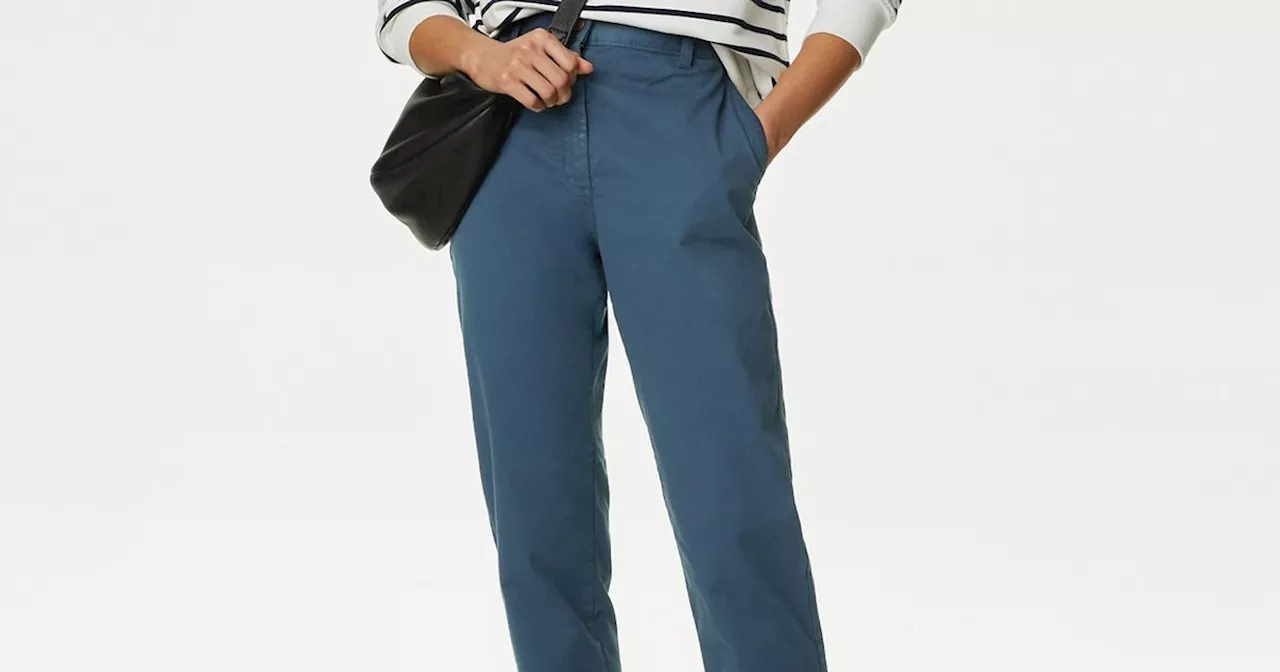 Marks and Spencer’s €36 chinos are the perfect lightweight holiday trousers