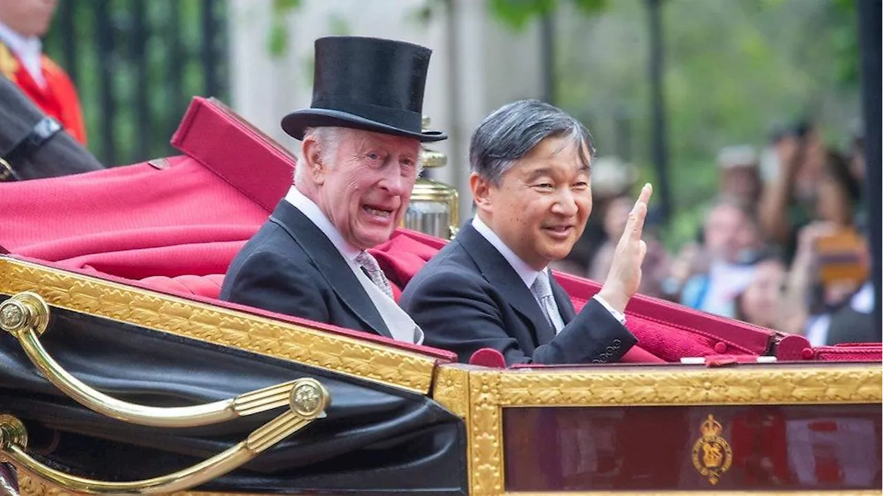 Staatsbesuch: Kranker König Charles III. empfängt Kaiser Naruhito