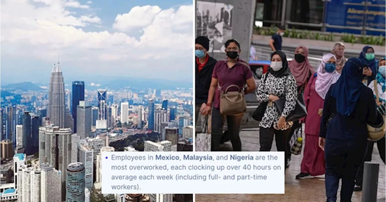 Malaysia Ranked 2nd Worst Country For Work-Life Balance Among 60 Nations