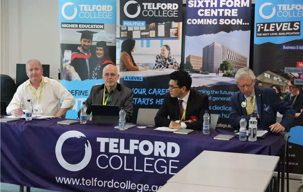 Telford College students quiz election candidates from The Wrekin constituency