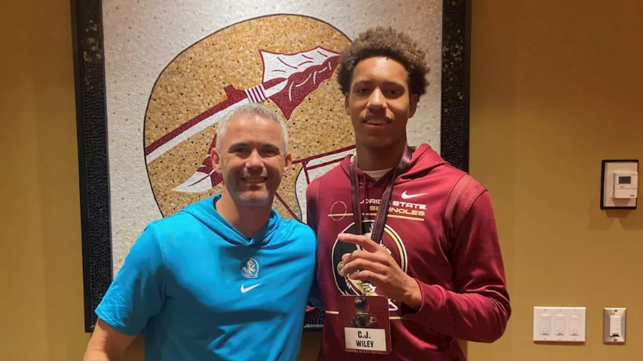 BREAKING: Four-Star Wide Receiver CJ Wiley Chooses FSU Football Over Georgia Bulldogs