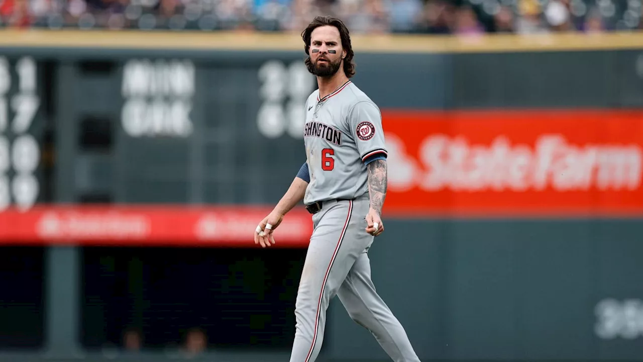 Washington Nationals Outfielder Jesse Winker Gets Into it With San Diego Padres Fan