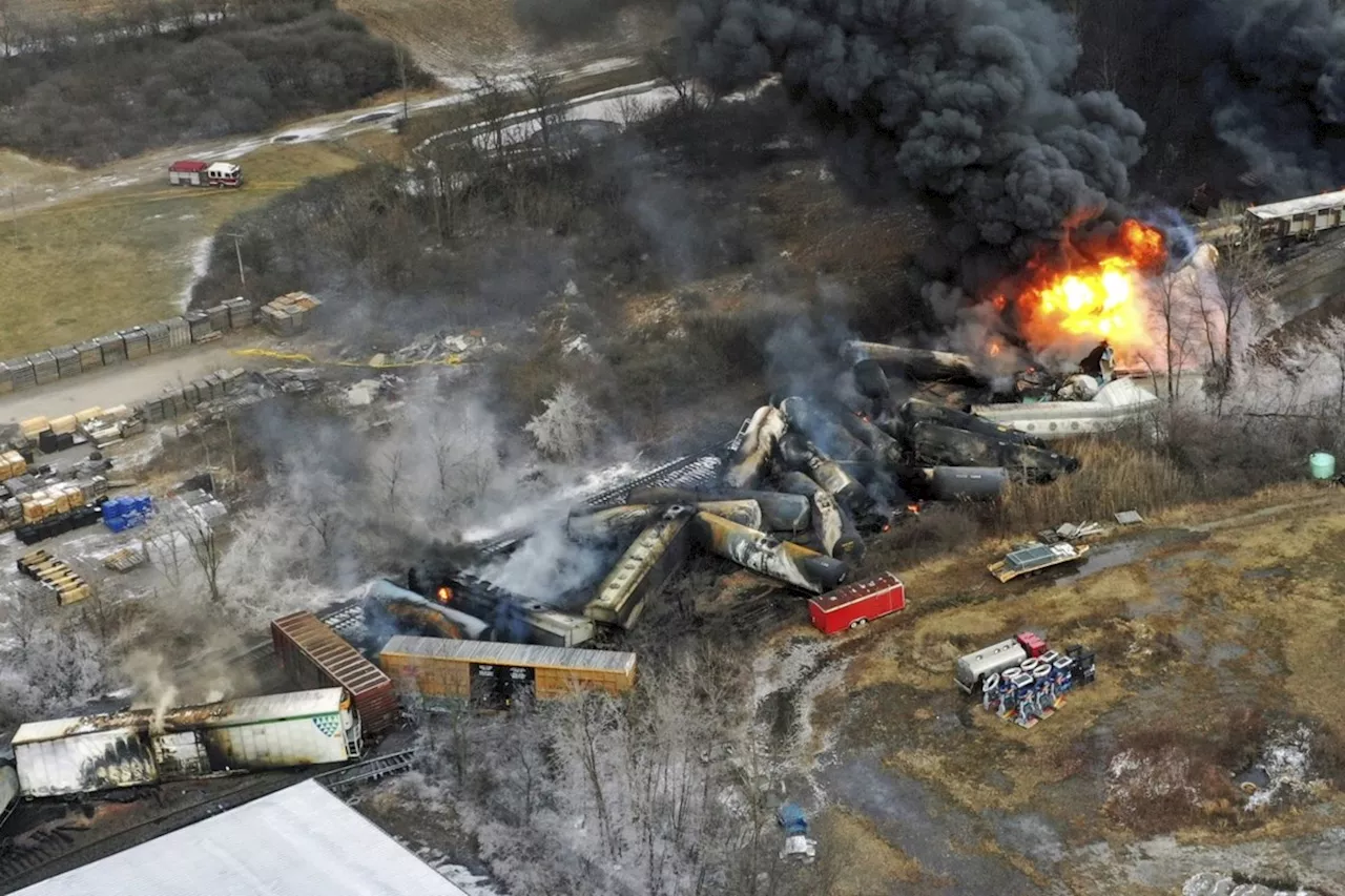 Norfolk Southern botched decision to blow open vinyl chloride cars in East Palestine, NTSB says