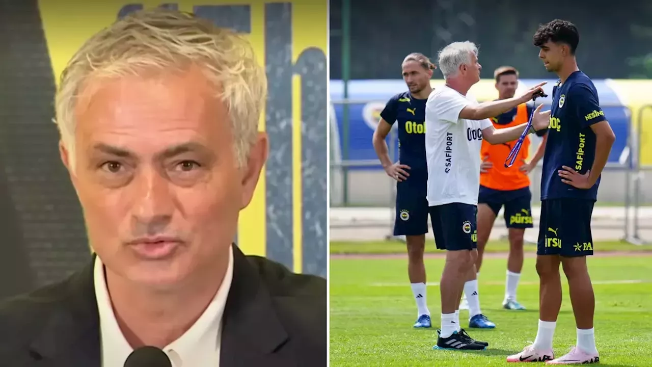 Jose Mourinho Pulls No Punches With His Assessment Of Fenerbahce Players In Pre Season Training 