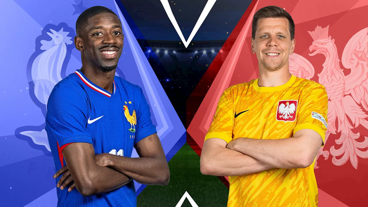 France vs Poland LIVE commentary: Kick-off time, line-ups, score and Euro 2024 match preview as Kylian...