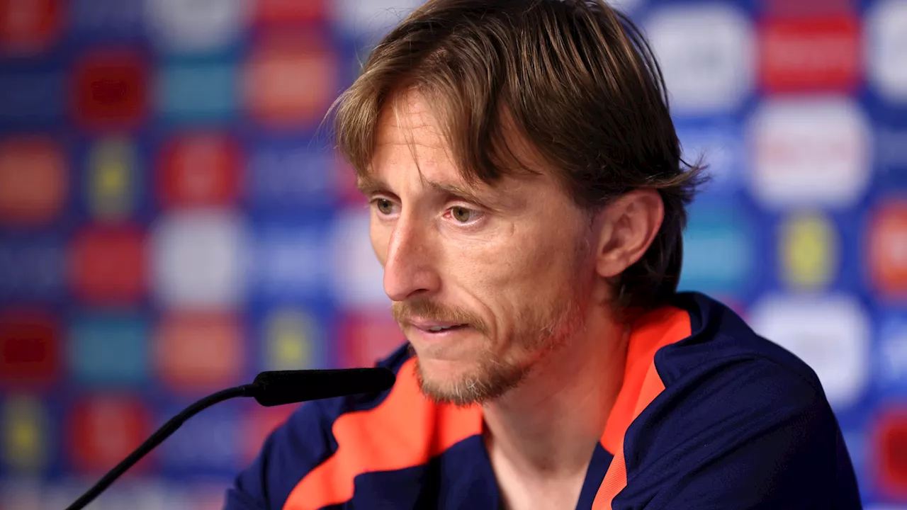 Luka Modric left misty-eyed by emotional plea from Italian journalist as Euro 2024 hopes hang in the...