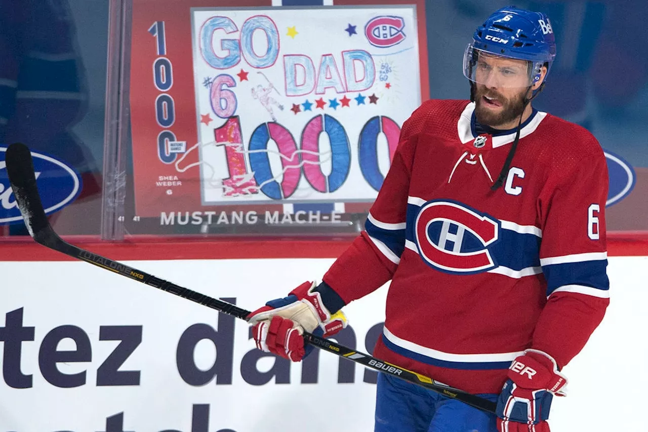 B.C.'s Shea Weber elected to Hockey Hall of Fame